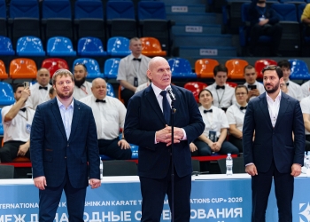 Александр Карелин принял участие в открытии международного турнира «Кубок наций»